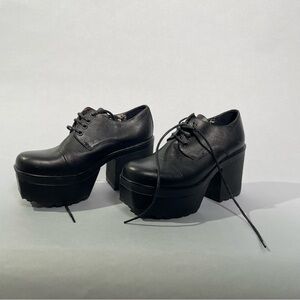 Vagabond Black Platform Women's Shoes